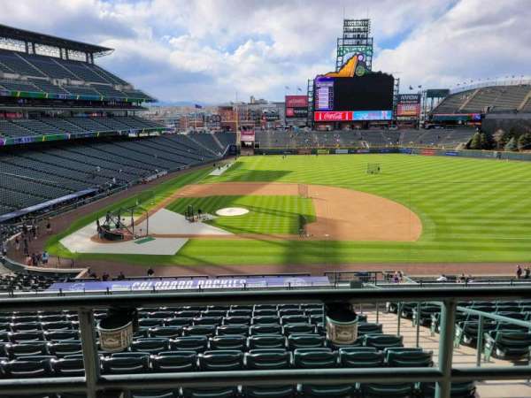 Coors Field, section: 223, row: w, seat: 3