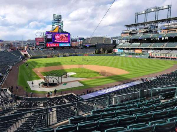 Coors Field, section: 227, row: 8, seat: 12