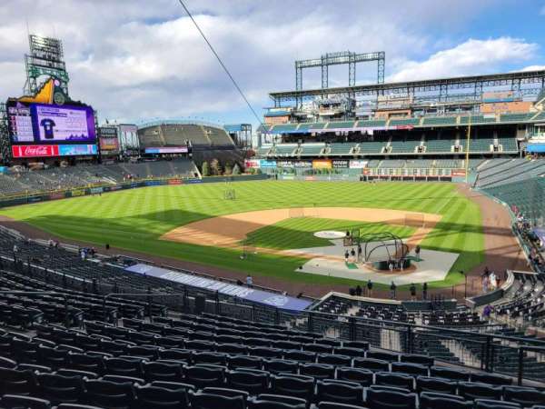 Coors Field, section: 234, row: 12, seat: 10