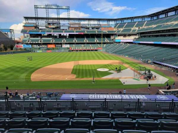 Coors Field, section: 238, row: 6, seat: 10
