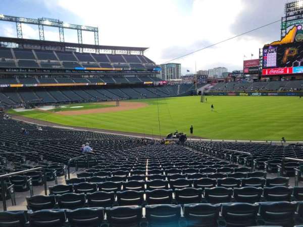 Coors Field, section: 113, row: 34, seat: 6