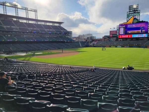 Coors Field, section: 116, row: 35, seat: 10