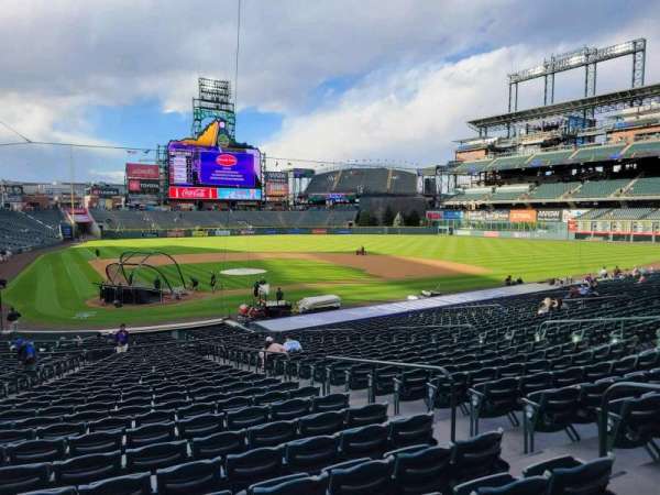 Coors Field, section: 127, row: 30, seat: 6