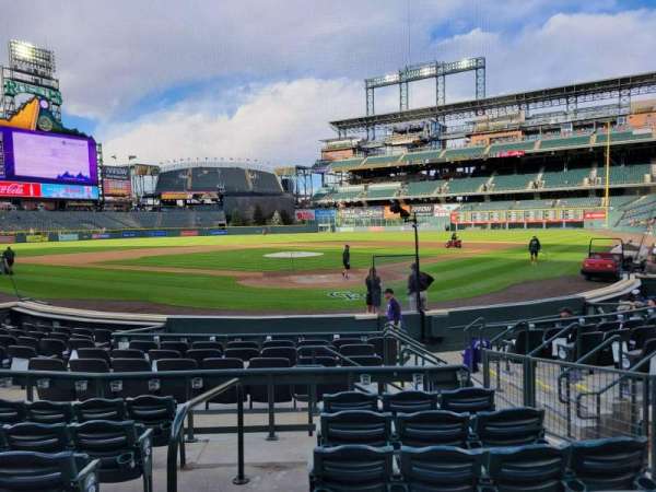 Coors Field, section: 131, row: 10, seat: 6