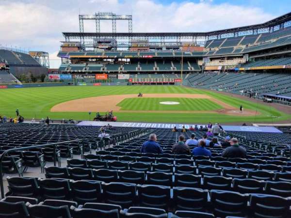 Coors Field, section: 137, row: 35, seat: 7