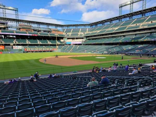 Coors Field, section: 142, row: 23, seat: 10