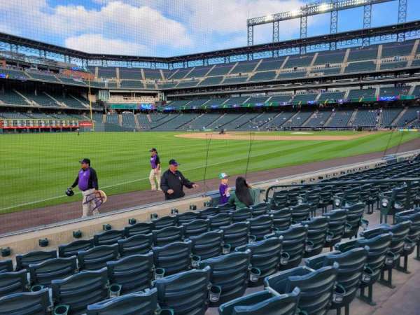 Coors Field, section: 146, row: 7, seat: 10