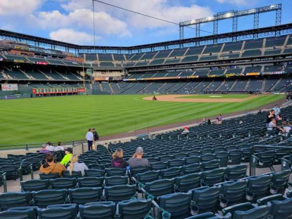 Coors Field, section: 148, row: 20, seat: 8