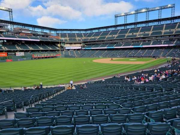 Coors Field, section: 148, row: 34, seat: 15