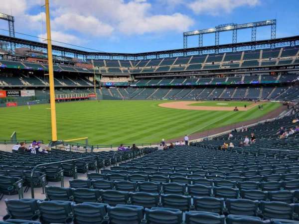 Coors Field, section: 149, row: 36, seat: 15