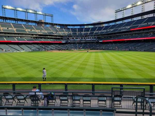 Coors Field, section: 160, row: 7, seat: 2