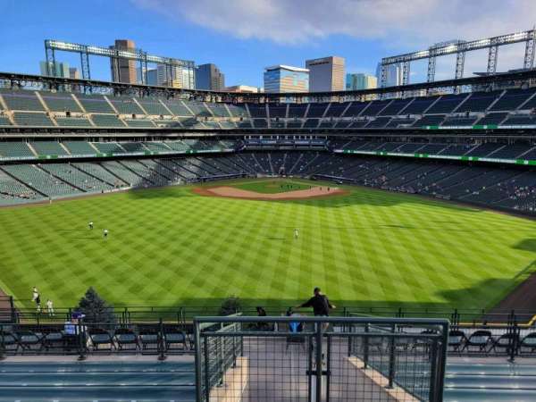 Coors Field, section: 402, row: 12, seat: 23