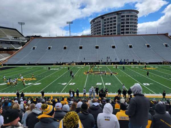 Kinnick Stadium, section: 127, row: 28, seat: 6