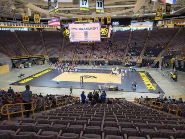 Carver-Hawkeye Arena, section: mm, row: 29, seat: 8