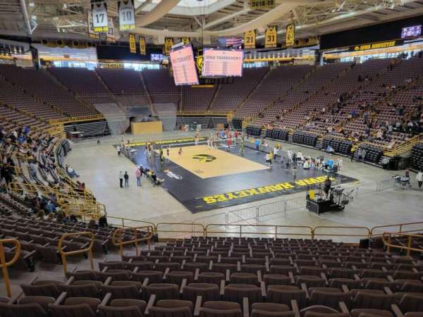 Carver-Hawkeye Arena, section: ii, row: 26, seat: 10