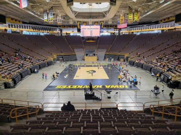 Carver-Hawkeye Arena, section: gg, row: 24, seat: 10