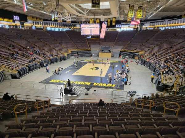 Carver-Hawkeye Arena, section: ff, row: 27, seat: 10