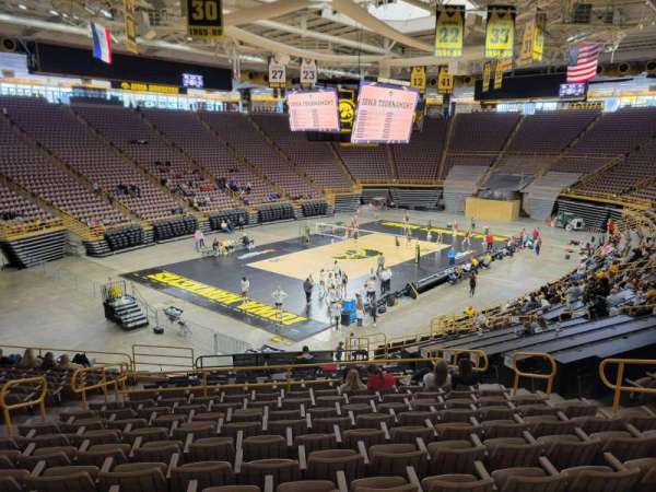 Carver-Hawkeye Arena, section: dd, row: 28, seat: 10