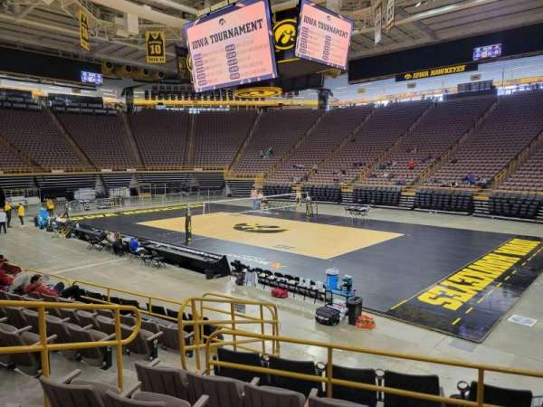 Carver-Hawkeye Arena, section: d, row: 13, seat: 6
