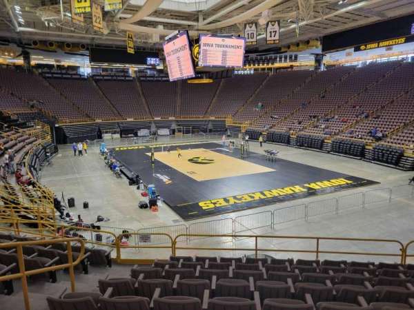 Carver-Hawkeye Arena, section: f, row: 20, seat: 10