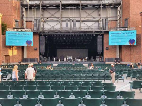 Starlight Theatre, section: plaza 1, row: i, seat: 4