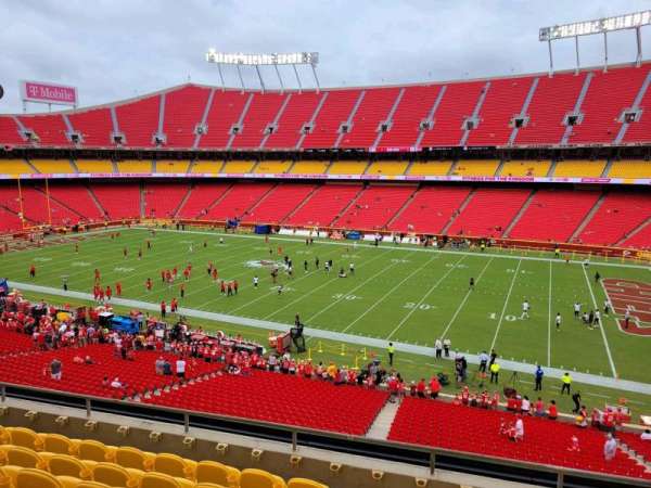 Arrowhead Stadium, section: 221, row: 7, seat: 7