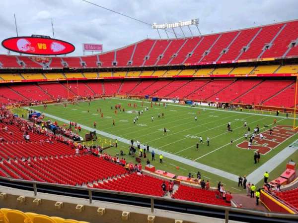 Arrowhead Stadium, section: 218, row: 5, seat: 10