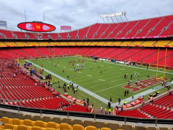 Arrowhead Stadium, section: 217, row: 7, seat: 11