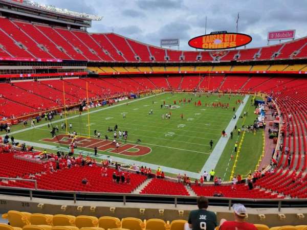 Arrowhead Stadium, section: 210, row: 7, seat: 13