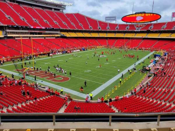 Arrowhead Stadium, section: 209, row: 4, seat: 10