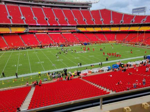 Arrowhead Stadium, section: 204, row: 3, seat: 10