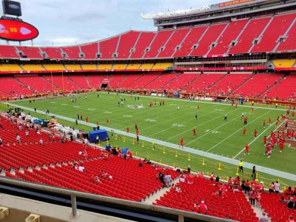 Arrowhead Stadium, section: 242, row: 3, seat: 10