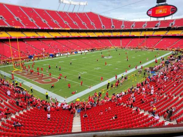 Arrowhead Stadium, section: 231, row: 2, seat: 12