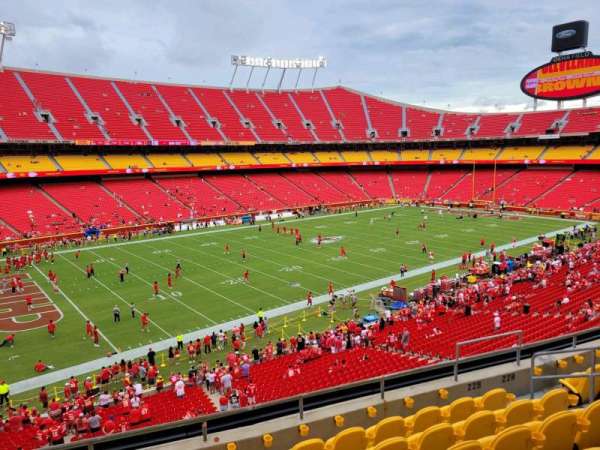 Arrowhead Stadium, section: 229, row: 7, seat: 10
