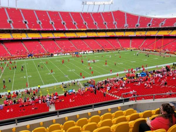 Arrowhead Stadium, section: 227, row: 7, seat: 14