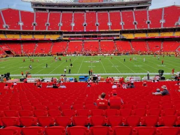 Arrowhead Stadium, section: 101, row: 35, seat: 15