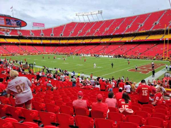 Arrowhead Stadium, section: 114, row: 24, seat: 10