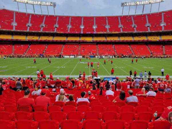 Arrowhead Stadium, section: 119, row: 9, seat: 15