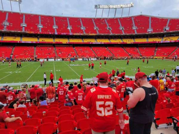 Arrowhead Stadium, section: 120, row: 12, seat: 4