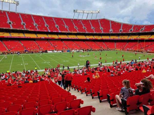 Arrowhead Stadium, section: 122, row: 35, seat: 3