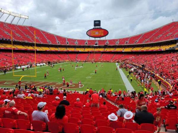 Arrowhead Stadium, section: 127, row: 29, seat: 5