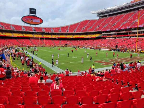 Arrowhead Stadium, section: 131, row: 18, seat: 6