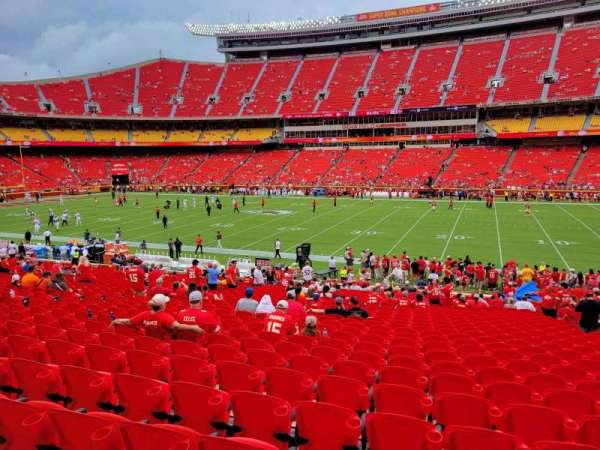 Arrowhead Stadium, section: 135, row: 30, seat: 10