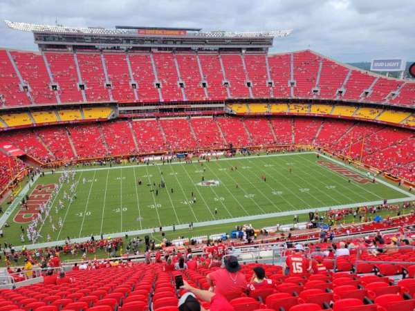 Arrowhead Stadium, section: 303, row: 31, seat: 8
