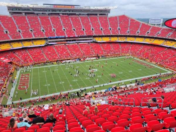 Arrowhead Stadium, section: 304, row: 35, seat: 9