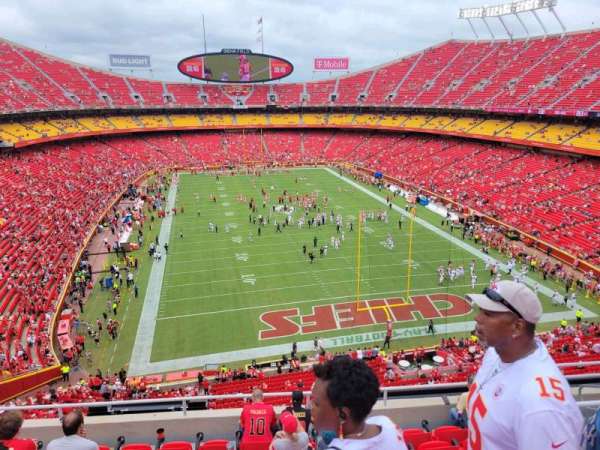 Arrowhead Stadium, section: 314, row: 8, seat: 8