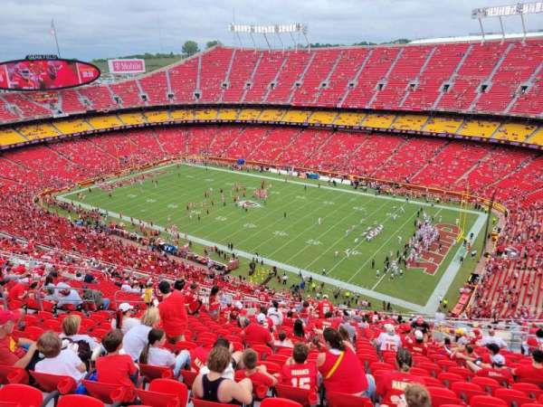 Arrowhead Stadium, section: 319, row: 34, seat: 10
