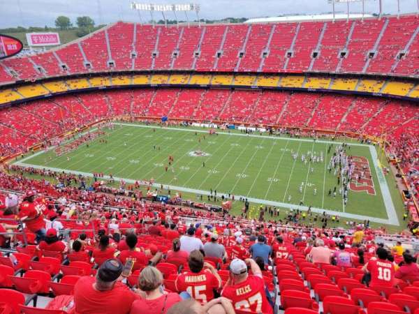 Arrowhead Stadium, section: 321, row: 36, seat: 13