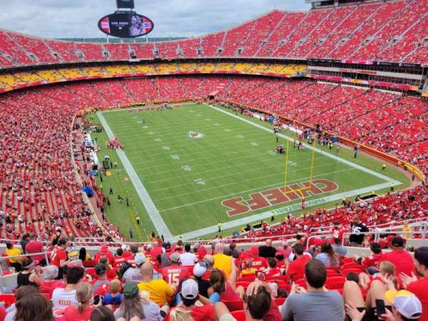 Arrowhead Stadium, section: 338, row: 16, seat: 12
