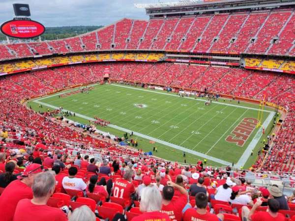 Arrowhead Stadium, section: 342, row: 30, seat: 7